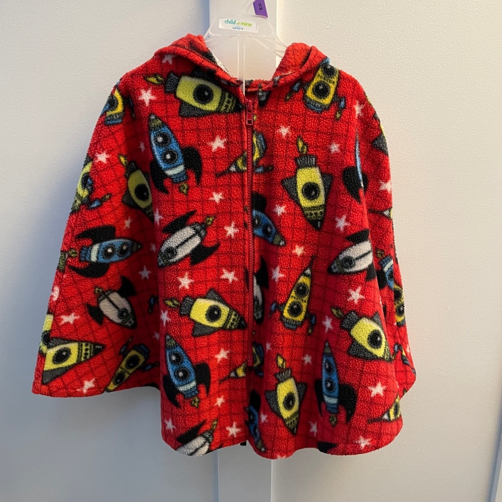 Fleece poncho